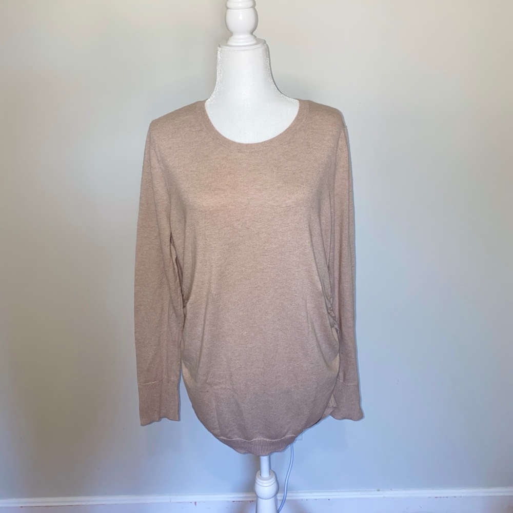 Crew Neck Maternity Sweater